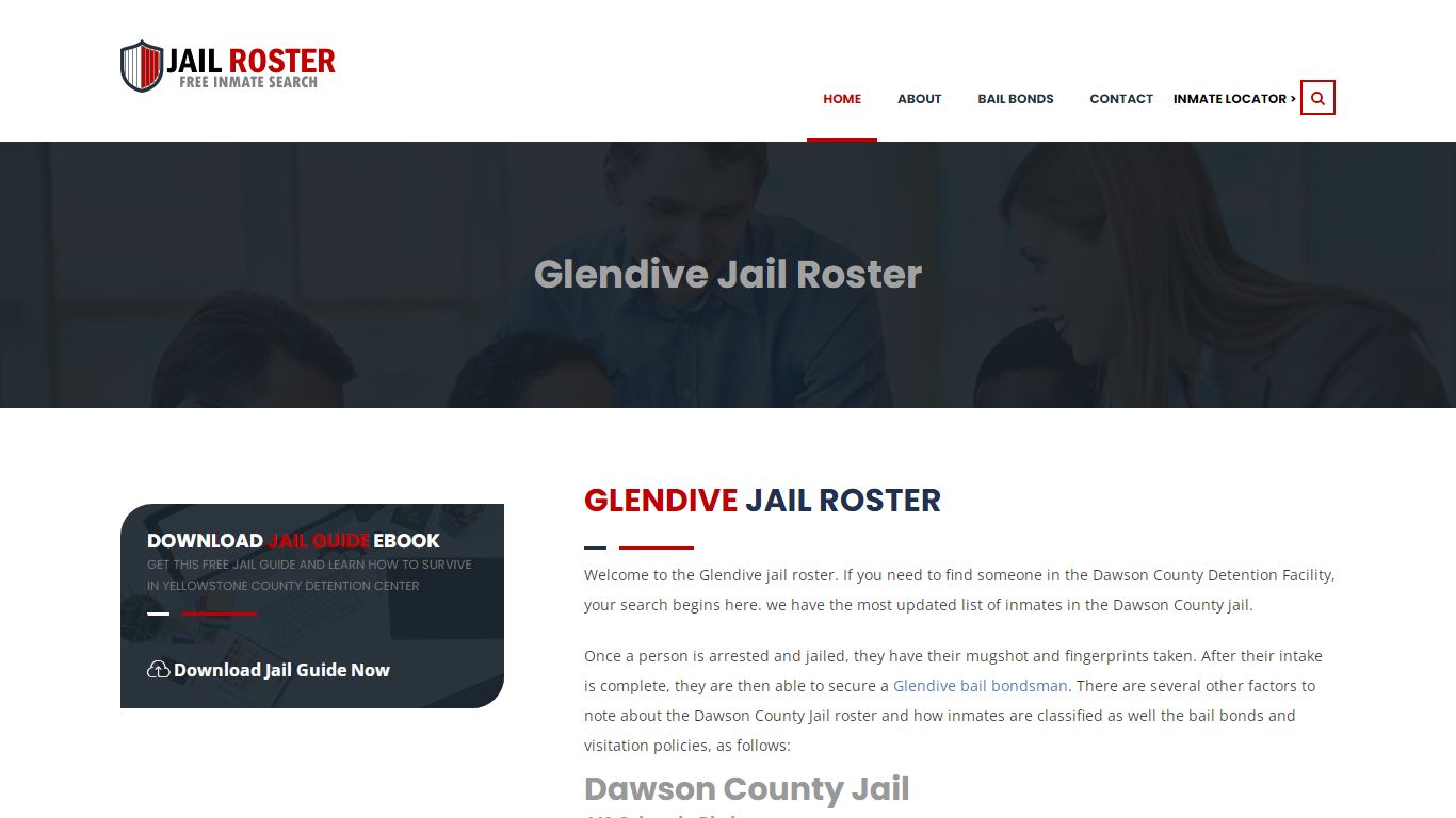 Find Dawson County Jail inmates using this Glendive Jail ...